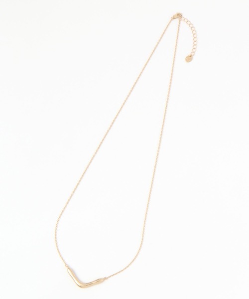 studio CLIP（スタディオクリップ）の「ゆるVメタルロングネックレス（ネックレス・レディース・その他1/その他2・FREE）」の3枚目の写真