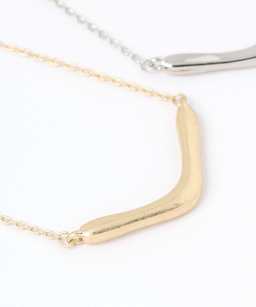 studio CLIP（スタディオクリップ）の「ゆるVメタルロングネックレス（ネックレス・レディース・その他1/その他2・FREE）」の4枚目の写真