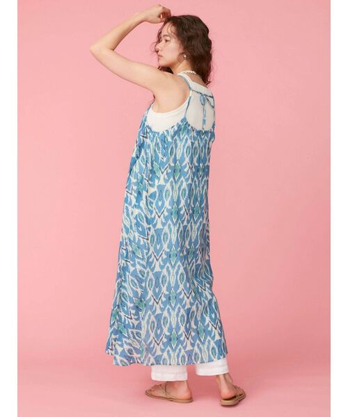 Ungrid（アングリッド）の「イカットモチーフキャミワンピース（ワンピース・レディース・オレンジ/ブルー・FREE）」の12枚目の写真