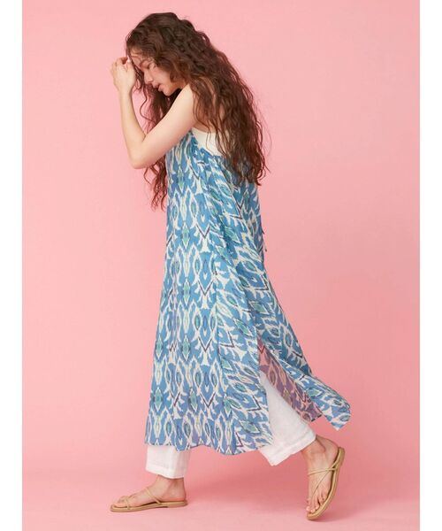 Ungrid（アングリッド）の「イカットモチーフキャミワンピース（ワンピース・レディース・オレンジ/ブルー・FREE）」の14枚目の写真