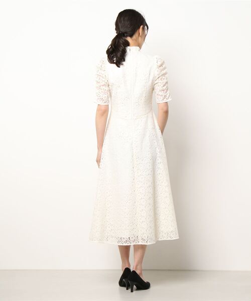 ルルウィルビー　白　レースワンピース　01番 LOULOU WILLOUGHBY（ルルウィルビー）の「【LOULOU WILLOUGHBY