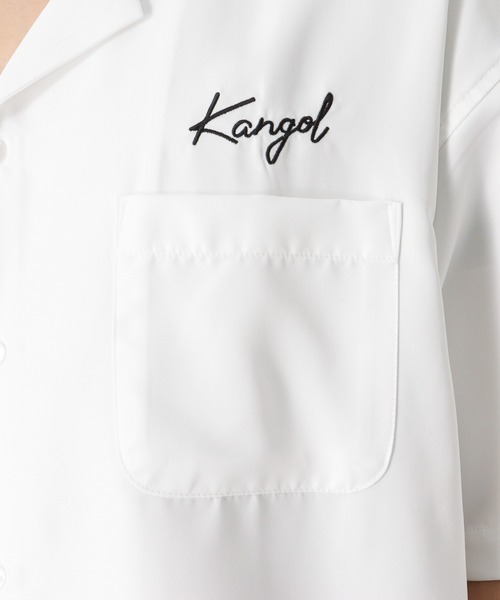 KANGOL(カンゴール)の「KANGOL カンゴール フェイクレイヤードオープンカラー半袖シャツ(シャツ/ブラウス・メンズ・グレイッシュベージュ/ブラック/ホワイト・M/XL/L)」の19枚目の写真