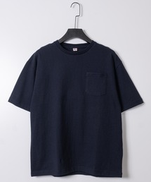 【50】USAコットンルーズシルエットポケット付き半袖Tシャツ