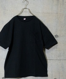 【50】USAコットンルーズシルエットポケット付き半袖Tシャツ