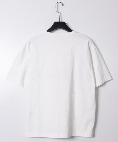 JOHN'S CLOSET（ジョンズクローゼット）の「【50】USAコットンルーズシルエットポケット付き半袖Tシャツ（Tシャツ/カットソー・メンズ・ホワイト/ブラック/カーキ/クリーム/ベージュ・MEDIUM/LARGE）」の9枚目の写真