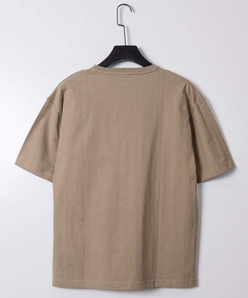 JOHN'S CLOSET（ジョンズクローゼット）の「【50】USAコットンルーズシルエットポケット付き半袖Tシャツ（Tシャツ/カットソー・メンズ・ホワイト/ブラック/カーキ/クリーム/ベージュ・MEDIUM/LARGE）」の12枚目の写真