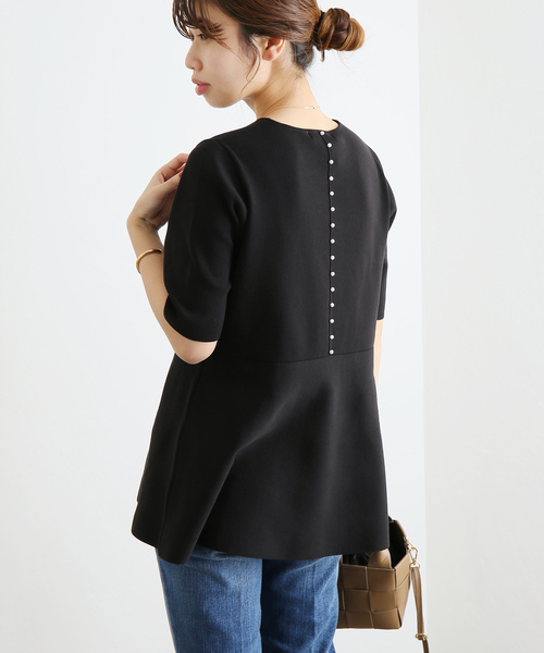 La TOTALITE（ラトータリテ）の「バックパールペプラムハーフ