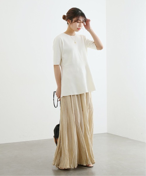 La TOTALITE（ラトータリテ）の「バックパールペプラムハーフ