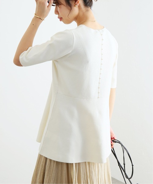 La TOTALITE（ラトータリテ）の「バックパールペプラムハーフ