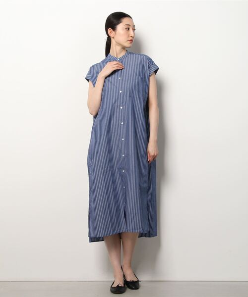 ムラサキスポーツ(ムラサキスポーツ)の「RIKKA FEMME/リッカファム ワンピース R22SS008(ワンピース・レディース・ホワイト/ブルー・FREE)」の2枚目の写真