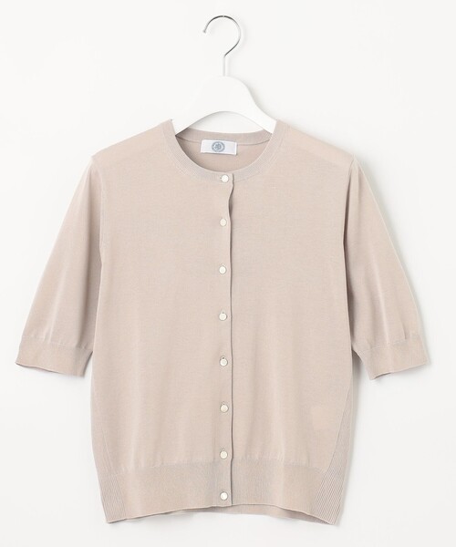 J.PRESS Ladies(J.プレス レディス)の「【洗える・抗菌防臭】コットンアセテート カーディガン(カーディガン/ボレロ・レディース・ホワイト系1/ライトグリーン系/ベージュ系/ピンク系/ネイビー系・SMALL)」の11枚目の写真