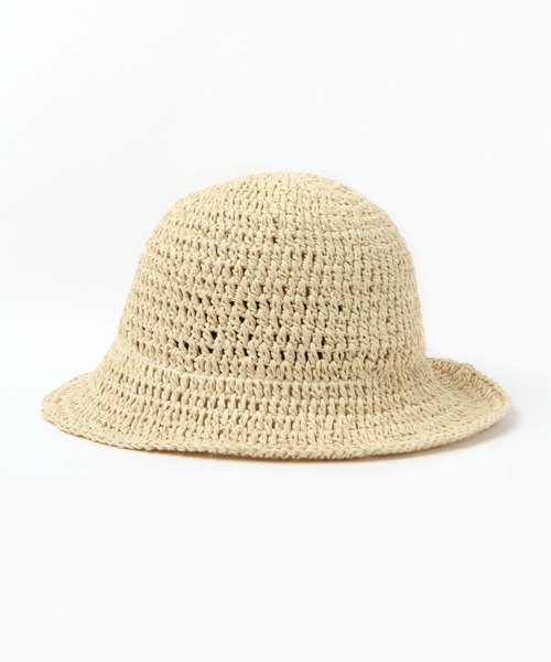 GLOBAL WORK(グローバルワーク)の「畳めるザツザイバケハ/259450(ハット・レディース・オフホワイト・FREE)」の3枚目の写真