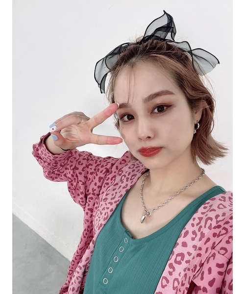 JUMELLE(ジュメロ)の「シースルーリボン(ヘアゴム・レディース・ブラック/グレー・FREE)」の17枚目の写真