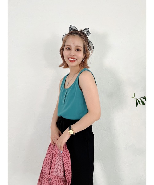 JUMELLE(ジュメロ)の「シースルーリボン(ヘアゴム・レディース・ブラック/グレー・FREE)」の18枚目の写真