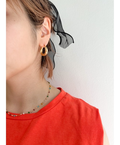 JUMELLE(ジュメロ)の「シースルーリボン(ヘアゴム・レディース・ブラック/グレー・FREE)」の21枚目の写真