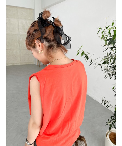 JUMELLE(ジュメロ)の「シースルーリボン(ヘアゴム・レディース・ブラック/グレー・FREE)」の22枚目の写真