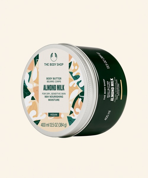 THE BODY SHOP(ザ・ボディショップ)の「【数量限定】ボディバター アーモンドミルク 400mL(ボディケア/ボディクリーム・レディース・その他・FREE)」の1枚目の写真