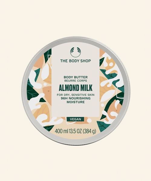 THE BODY SHOP(ザ・ボディショップ)の「【数量限定】ボディバター アーモンドミルク 400mL(ボディケア/ボディクリーム・レディース・その他・FREE)」の2枚目の写真