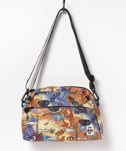 CHUMS（チャムス）の「CHUMS/チャムス ショルダーバック リサイクルスモールトラペゾイドショルダー CH60-3120（ショルダーバッグ・メンズ・ベージュ/ネイビー/ブラック/ブラウン・FREE）」の12枚目の写真