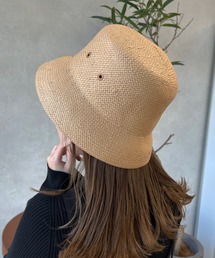 ペーパー手織りバケット風ハット