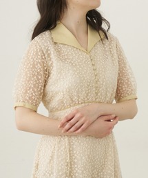 botanical lace onepiece/ボタニカル総レースワンピース