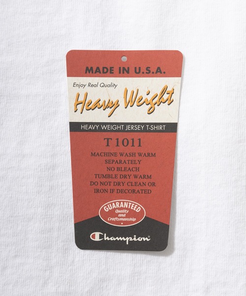Champion(チャンピオン)の「【Champion/チャンピオン】UCLA カレッジロゴ ヘビーウエイト 半袖プリントTシャツ/ MADE IN USA/ T1011(Tシャツ/カットソー・レディース・ホワイト/ブルー・M/L/XL)」の8枚目の写真