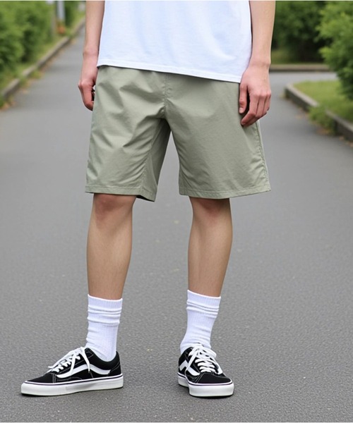 TRUSS（トラス）の「水陸両用！【TRUSS】バーサタイルナイロンDEVICEショーツ TECHパンツ ハーフパンツ NSV-505（その他パンツ・メンズ・ブラック/ベージュ/ネイビー/グレー/ピンク/イエロー/ミント/マルチ/パープル/オリーブ/ライトオレンジ系/ライトブラウン/ブルー/セージグリーン/スモークピンク・M/L/XL）」の7枚目の写真