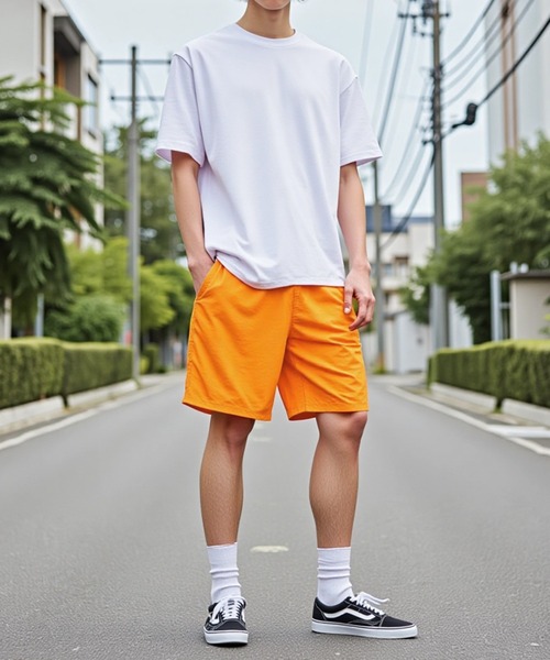 TRUSS（トラス）の「水陸両用！【TRUSS】バーサタイルナイロンDEVICEショーツ TECHパンツ ハーフパンツ NSV-505（その他パンツ・メンズ・ブラック/ベージュ/ネイビー/グレー/ピンク/イエロー/ミント/マルチ/パープル/オリーブ/ライトオレンジ系/ライトブラウン/ブルー/セージグリーン/スモークピンク・M/L/XL）」の22枚目の写真