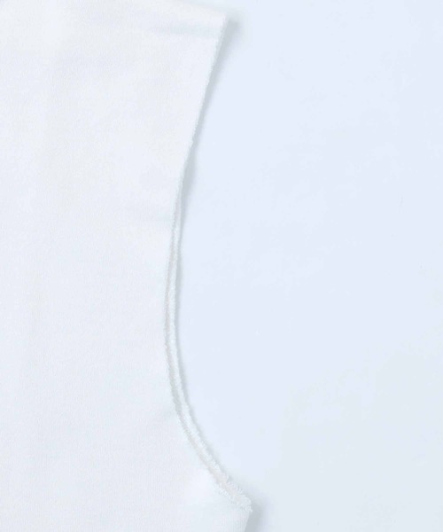 X-girl（エックスガール）の「SWEAT HOODED VEST/裏毛 スウェット フード/パーカーベスト（ベスト・レディース・ホワイト/ブラック/アッシュ・S/M）」の7枚目の写真