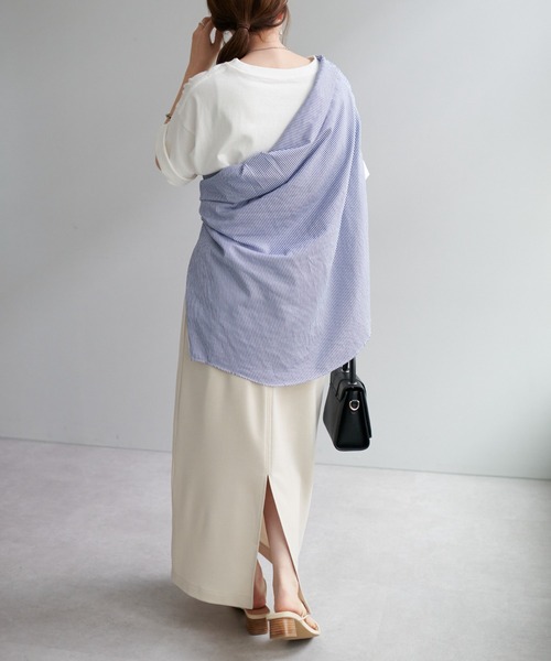 DISCOAT（ディスコート）の「【WEB限定】ポンチナロースカート（スカート・レディース・ホワイト系その他/ブラック/ブラウン/ブルー/オレンジ・SMALL/MEDIUM/LARGE）」の8枚目の写真