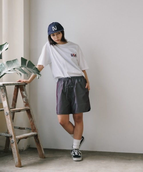 FOG ESSENTIALS（エフオージーエッセンシャルズ）の「FOG ESSENTIALS/エッセンシャルズ FOG TRACK NYLON SHORTS ナイロンショーツ（その他パンツ・メンズ・ブラック/グレー/シルバー・M/XL/L/S）」の17枚目の写真