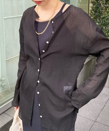 SHENERY | コットンシアー楊柳2WAYトップス(シャツ/ブラウス)