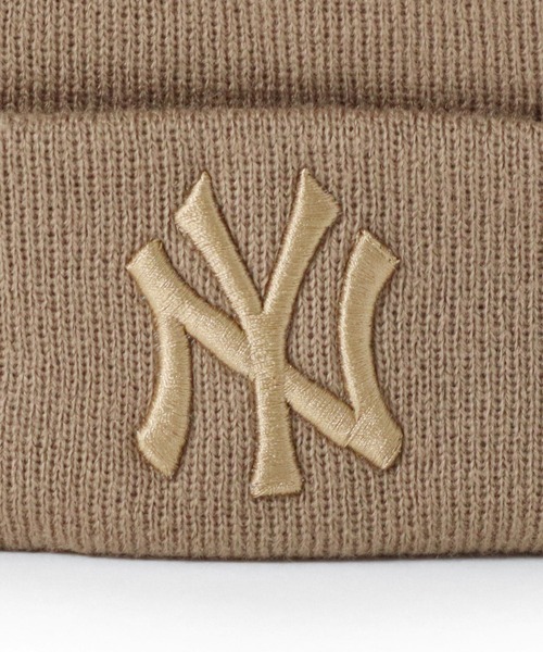 NEW ERA（ニューエラ）の「ニューエラ ニット帽 カフ NYニューヨークヤンキース（ニットキャップ/ビーニー・メンズ・ブラック/ベージュ/グリーン・FREE）」の14枚目の写真
