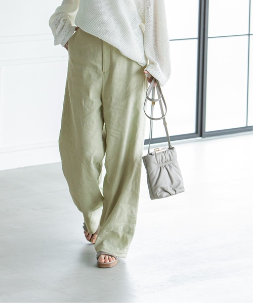 セール】《追加》リネンハイウエスト パンツ 2（その他パンツ