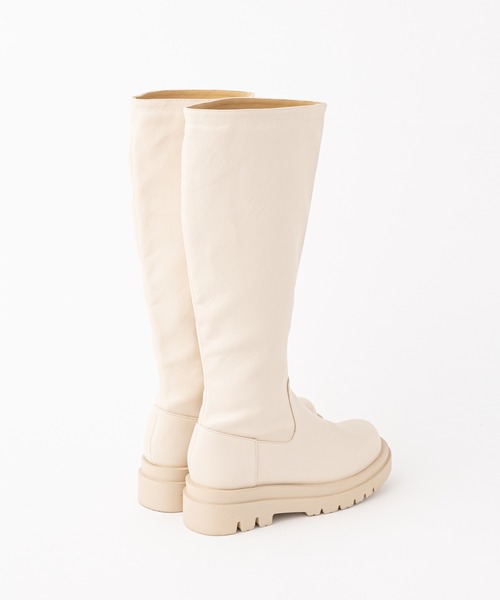 DISCOAT（ディスコート）の「タンクソールロングブーツ（ブーツ・レディース・ブラック/ブラウン/アイボリー・SMALL/MEDIUM/LARGE）」の11枚目の写真