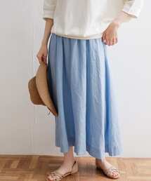 URBAN RESEARCH DOORS | リネンフレアスカート(スカート)
