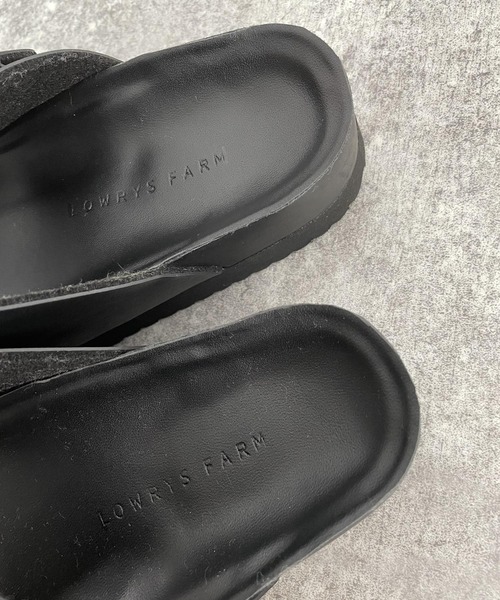 LOWRYS FARM（ローリーズファーム）の「ベルトサンダル　296038（サンダル・レディース・アイボリー/ブラック・MEDIUM/LARGE）」の12枚目の写真