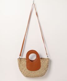 DONOBAN | レザーハンドルかごバッグ(かごバッグ)