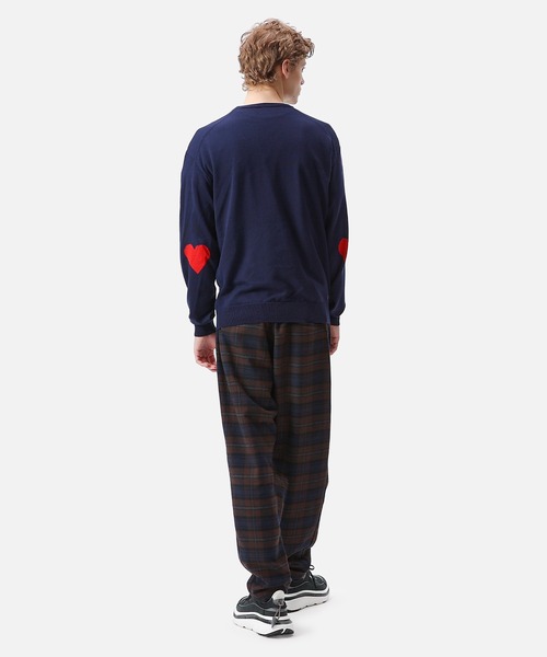 SOPHNET.（ソフネット）の「HEART ELBOW PATTERN CREWNECK KNIT