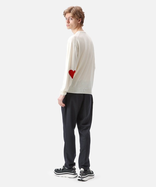 SOPHNET.（ソフネット）の「HEART ELBOW PATTERN CREWNECK KNIT