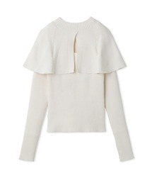 SNIDEL | Sustainable2wayケープニットプルオーバー(ニット/セーター)