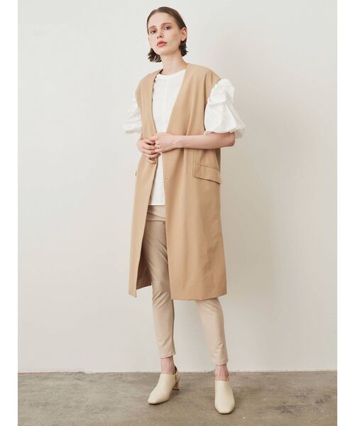 ELENDEEK(エレンディーク)の「フェイクレザーレギンス(その他パンツ・レディース・チャコールグレー/ブラック/ベージュ・02/01)」の8枚目の写真