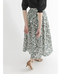 Te chichi | ボタニカル柄タックスカート(スカート)