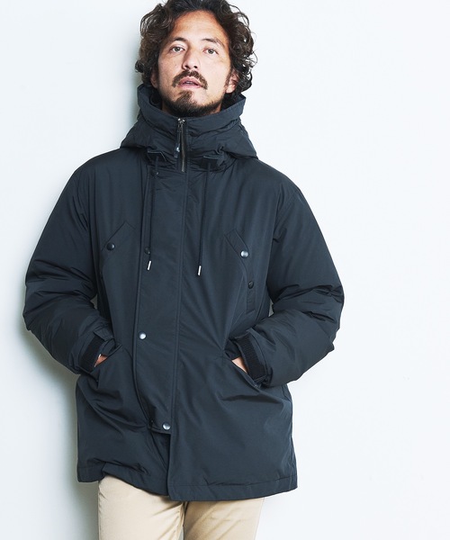 Magine（マージン）の「PE/NY MICRO TAFFETA N-3B DOWN JKT:ポリエステル/ナイロン タフタ N3B ダウンジャケット 22AW（ダウンジャケット/コート・メンズ・オリーブ/ネイビー/ブラック・44/46/48）」の4枚目の写真