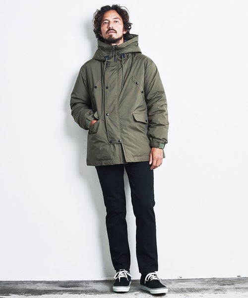 Magine（マージン）の「PE/NY MICRO TAFFETA N-3B DOWN JKT:ポリエステル/ナイロン タフタ N3B ダウンジャケット 22AW（ダウンジャケット/コート・メンズ・オリーブ/ネイビー/ブラック・44/46/48）」の12枚目の写真