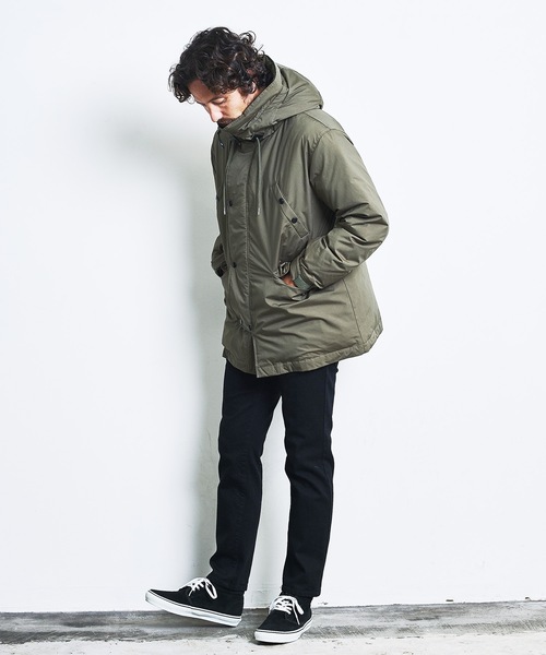 Magine（マージン）の「PE/NY MICRO TAFFETA N-3B DOWN JKT:ポリエステル/ナイロン タフタ N3B ダウンジャケット 22AW（ダウンジャケット/コート・メンズ・オリーブ/ネイビー/ブラック・44/46/48）」の8枚目の写真