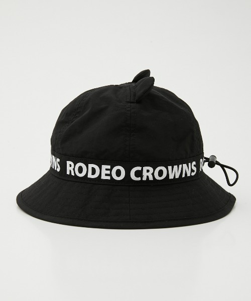 RODEO CROWNS WIDE BOWL(ロデオクラウンズワイドボウル)の「ベアーバケットハット(ハット・キッズ・ブラック/ブルー・ONESIZE)」の3枚目の写真