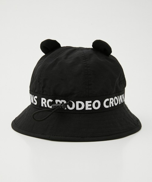 RODEO CROWNS WIDE BOWL(ロデオクラウンズワイドボウル)の「ベアーバケットハット(ハット・キッズ・ブラック/ブルー・ONESIZE)」の6枚目の写真