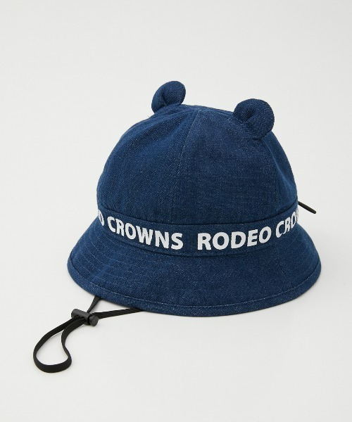 RODEO CROWNS WIDE BOWL(ロデオクラウンズワイドボウル)の「ベアーバケットハット(ハット・キッズ・ブラック/ブルー・ONESIZE)」の19枚目の写真