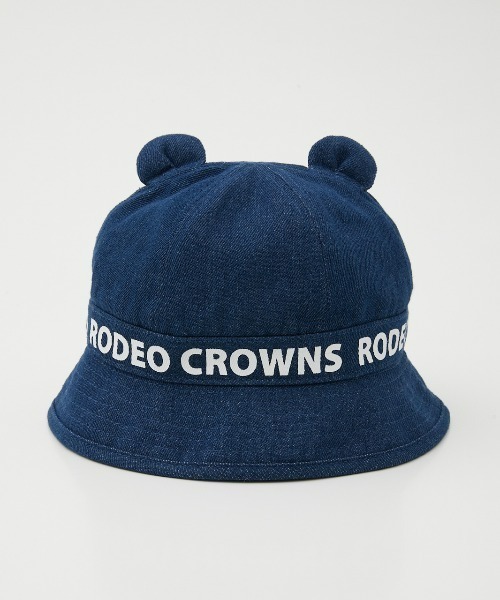RODEO CROWNS WIDE BOWL(ロデオクラウンズワイドボウル)の「ベアーバケットハット(ハット・キッズ・ブラック/ブルー・ONESIZE)」の7枚目の写真